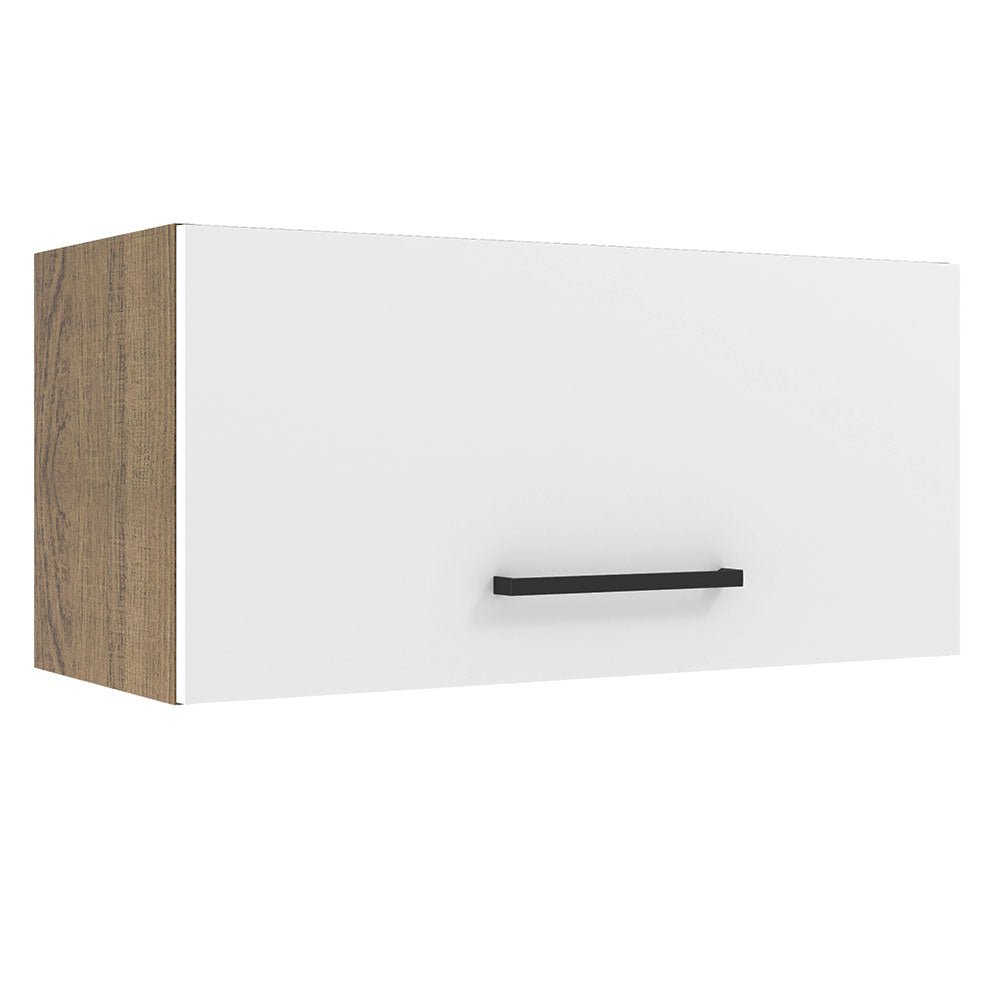 Mueble Superior de Cocina Agata Marron y Blanco 70x33cm con Un Entrepaño y con Una Puerta - MUEBLES SUPERIORES DE COCINA | Bylmo