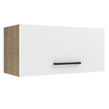 Mueble Superior de Cocina Agata Marron y Blanco 70x33cm con Un Entrepaño y con Una Puerta - MUEBLES SUPERIORES DE COCINA | Bylmo