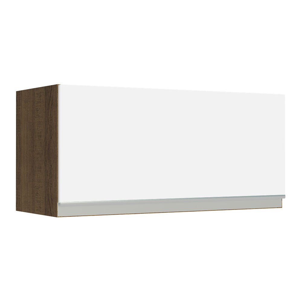 Mueble Superior de Cocina Glamy Marron y Blanco 70x33cm con Un Entrepaño y con Una Puerta - MUEBLES SUPERIORES DE COCINA | Bylmo