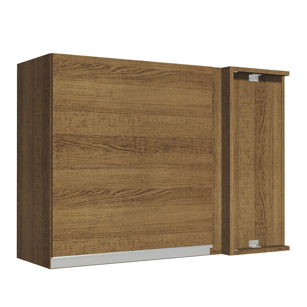 Mueble Superior de Cocina Glamy Marron 94x66cm con Dos Entrepaños y con Una Puerta - MUEBLES SUPERIORES DE COCINA | Bylmo