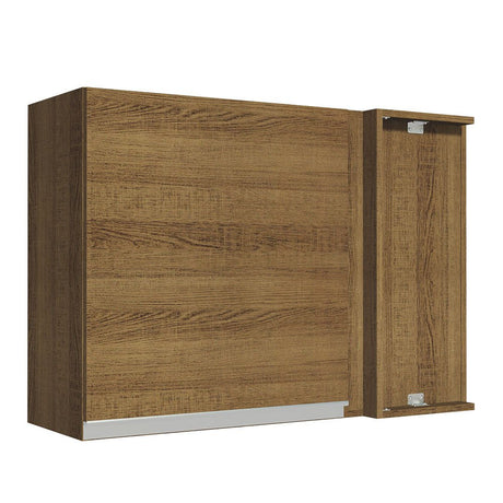 Mueble Superior de Cocina Glamy Marron 94x66cm con Dos Entrepaños y con Una Puerta - MUEBLES SUPERIORES DE COCINA | Bylmo
