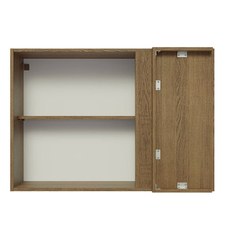 Mueble Superior de Cocina Glamy Marron 94x66cm con Dos Entrepaños y con Una Puerta - MUEBLES SUPERIORES DE COCINA | Bylmo