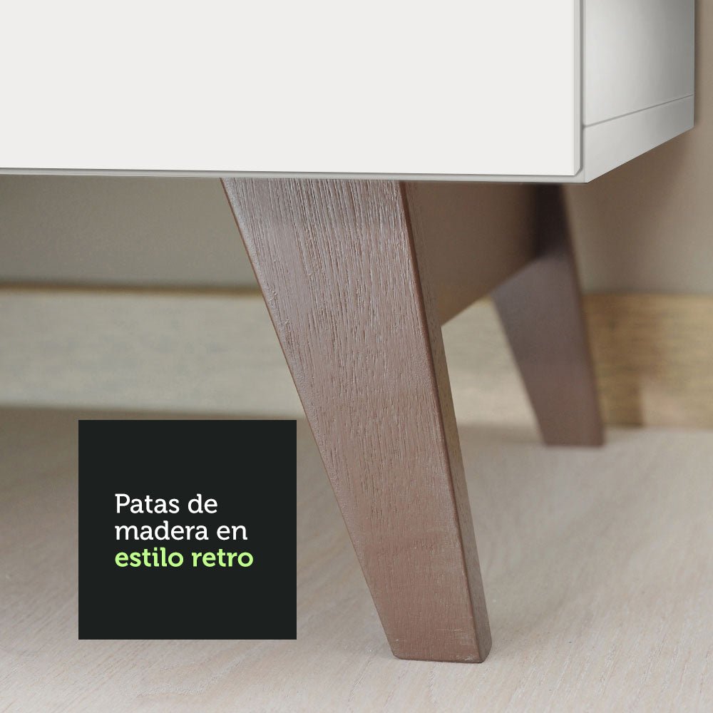 Combo Mueble Superior e Inferior de Cocina Reims Blanco 60x210cm con Mesón de Madera Aglomerada MPD y sin Estufa - MUEBLES INFERIORES DE COCINA | Bylmo