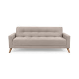 Sofá Cama Sahara Taupe 206x82cm De Tres Puestos Reclinable y con Apoya Brazos - SOFAS Y POLTRONAS | Bylmo