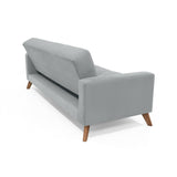 Sofá Cama Sahara Plata 206x82cm De Tres Puestos Reclinable y con Apoya Brazos - SOFAS Y POLTRONAS | Bylmo