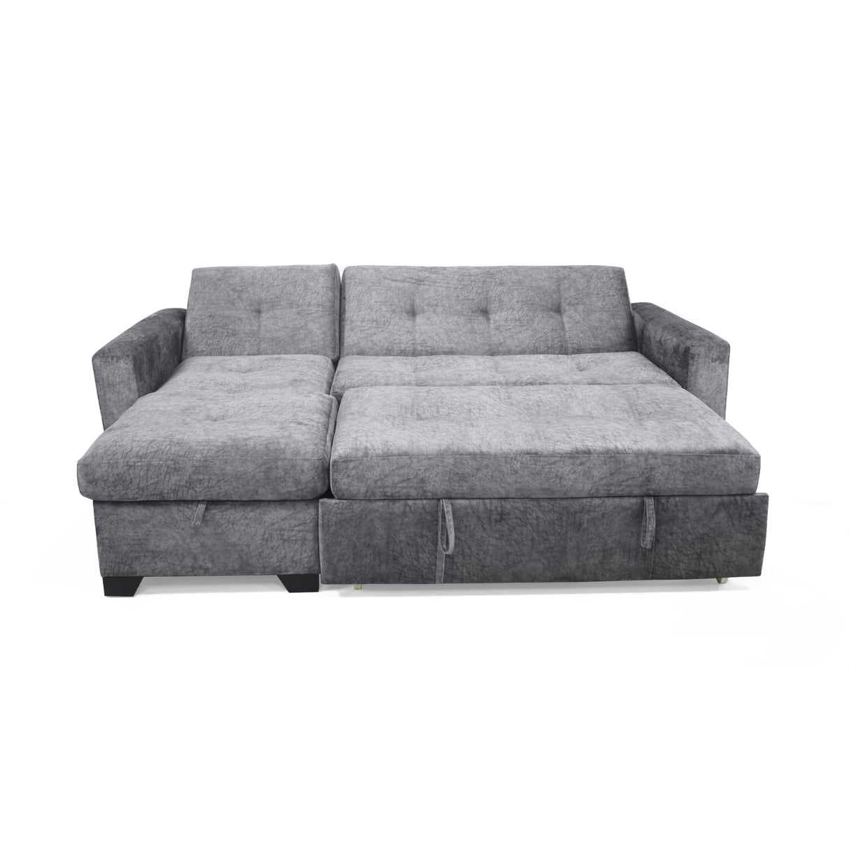 Sofá en L Atlas Gris 220x92cm De Tres Puestos Reclinable con Almacenamiento Derecho y con Apoya Brazos