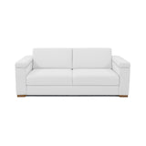 Sofá Montenegro Blanco 207x82cm De Tres Puestos y con Apoya Brazos - SOFAS Y POLTRONAS | Bylmo