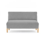Sofá Dubi Gris 123x73cm De Dos Puestos y sin Apoya Brazos - SOFAS Y POLTRONAS | Bylmo