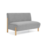 Sofá Dubi Gris 123x73cm De Dos Puestos y sin Apoya Brazos - SOFAS Y POLTRONAS | Bylmo