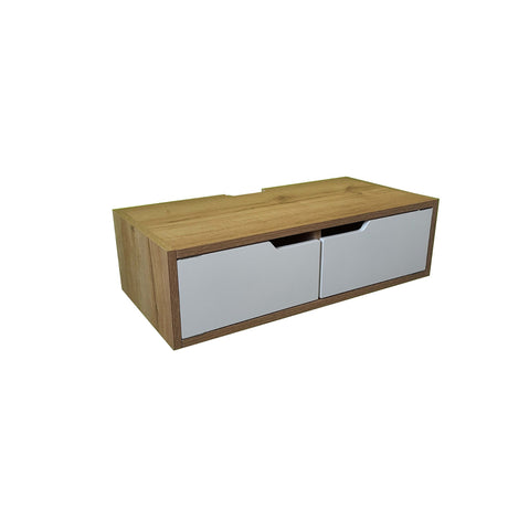 Repisa Innova Blanco 60x18cm con Un Cajón - REPISAS | Bylmo
