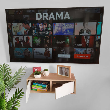 Repisa Innova Blanco 60x18cm con Un Cajón