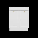 Mueble para Lavamanos Baluarte Blanco 76.2x86.3cm Individual con Lavamanos Empotrado y con Dos Puertas - MUEBLES PARA LAVAMANOS | Bylmo