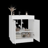 Mueble para Lavamanos Baluarte Blanco 76.2x86.3cm Individual con Lavamanos Empotrado y con Dos Puertas - MUEBLES PARA LAVAMANOS | Bylmo
