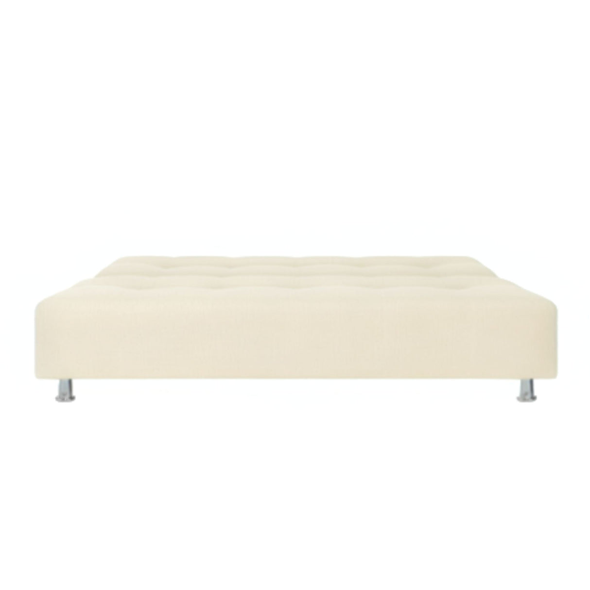 Sofá Cama Milan Marfil 180x30cm de Tres Puestos Reclinable Con Tapizado Acolchado y Antifluido - SOFAS Y POLTRONAS | Bylmo