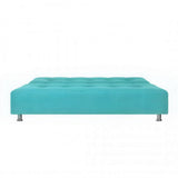 Sofá Cama Milan Turquesa 180x30cm de Tres Puestos Reclinable Con Tapizado Acolchado y Antifluido - SOFAS Y POLTRONAS | Bylmo