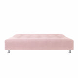 Sofá Cama Milan Palo de Rosa 180x30cm de Tres Puestos Reclinable Con Tapizado Acolchado y Antifluido - SOFAS Y POLTRONAS | Bylmo