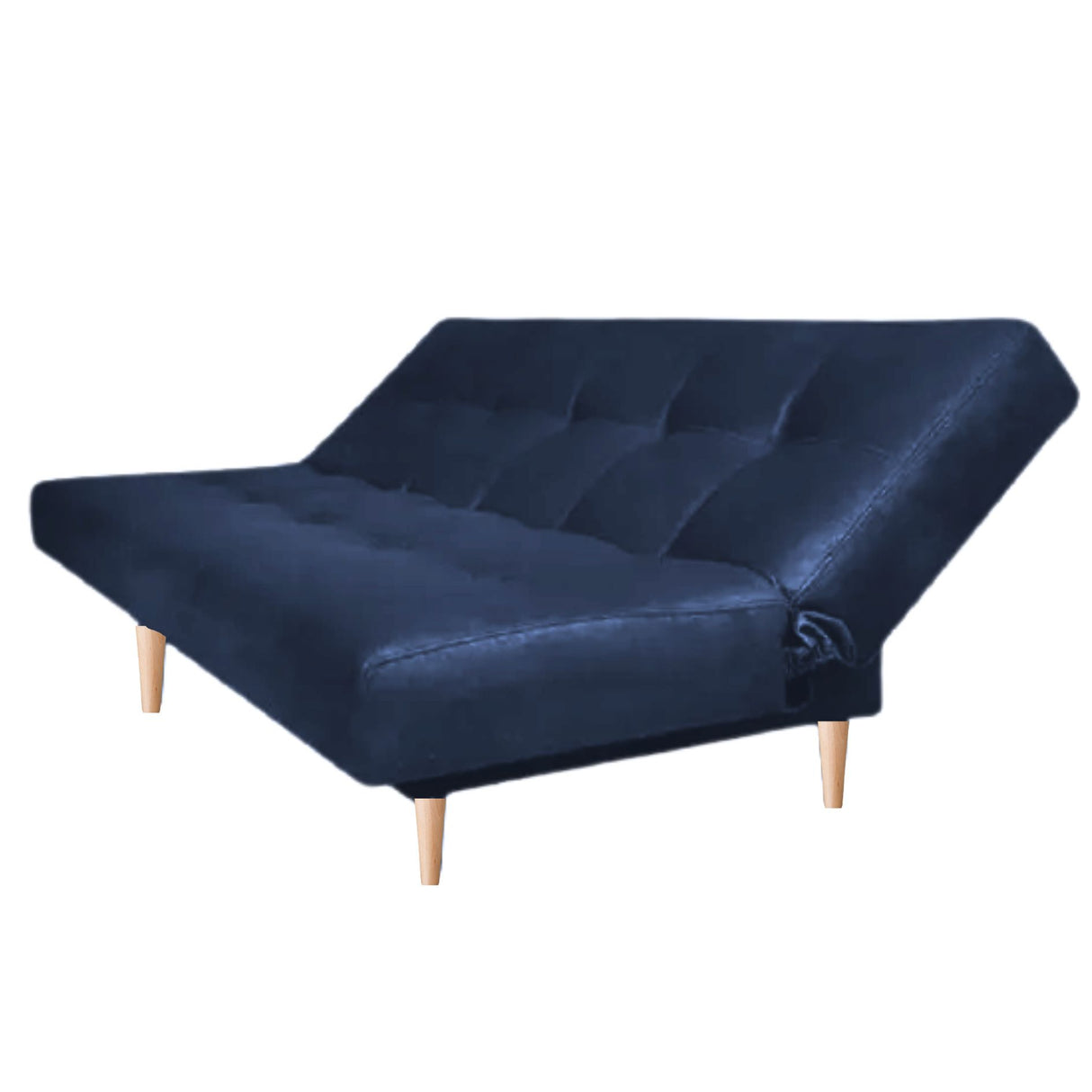 Sofá Cama Manchesster Negro 170x30cm de Tres Puestos Reclinable Con Tapizado Acolchado y Antifluido - SOFAS Y POLTRONAS | Bylmo