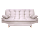 Sofá Cama Magic Palo de Rosa 180x30cm de Tres Puestos Reclinable Con Tapizado Acolchado y Antifluido - SOFAS Y POLTRONAS | Bylmo