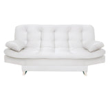 Sofá Cama Magic Marfil 180x30cm de Tres Puestos Reclinable Con Tapizado Acolchado y Antifluido - SOFAS Y POLTRONAS | Bylmo