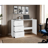 Escritorio Eco Blanco 120.8x76.2cm con Tres Cajones y con Archivador - ESCRITORIOS | Bylmo