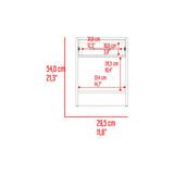 Combo Closet Francis Fresno Europeo Y Blanco 79.4x170.2cm con Cuatro Cajones y con Dos Puertas - CLOSETS | Bylmo