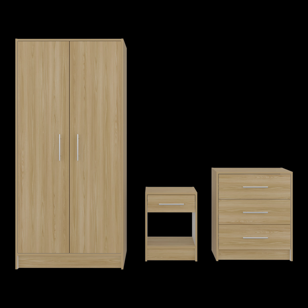 Combo Closet Francis Fresno Europeo Y Blanco 79.4x170.2cm con Cuatro Cajones y con Dos Puertas - CLOSETS | Bylmo