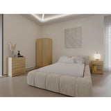 Combo Closet Francis Fresno Europeo Y Blanco 79.4x170.2cm con Cuatro Cajones y con Dos Puertas - CLOSETS | Bylmo