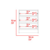 Combo Closet Francis Fresno Europeo Y Blanco 79.4x170.2cm con Cuatro Cajones y con Dos Puertas - CLOSETS | Bylmo