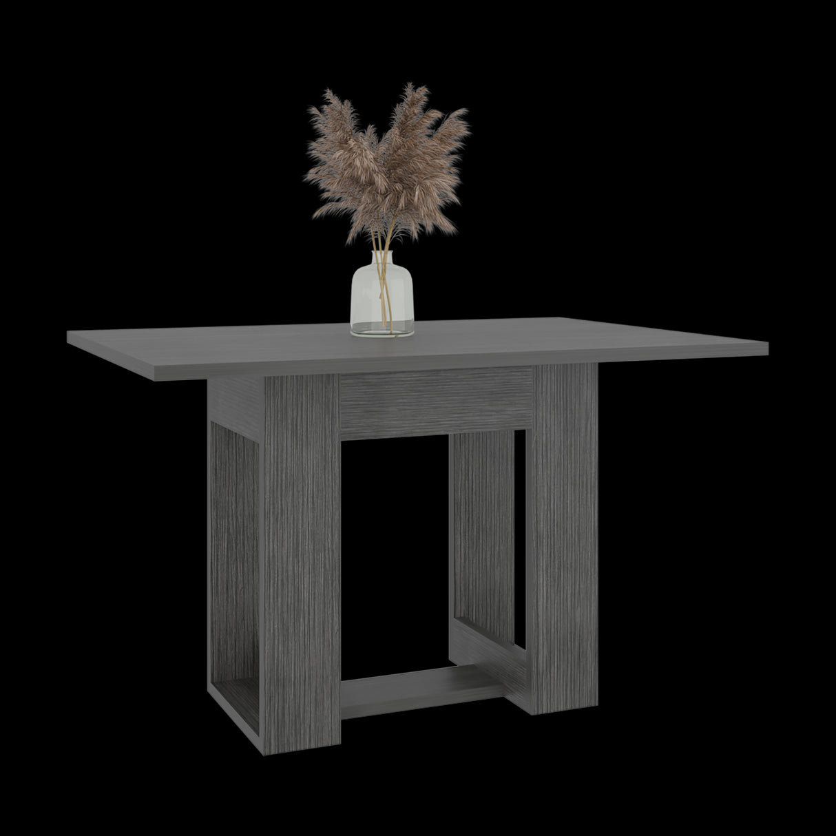 Comedor Volterra Roble Gris 120x74cm Rectangular de Cuatro Puestos sin Sillas - COMEDORES | Bylmo