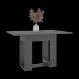 Comedor Volterra Roble Gris 120x74cm Rectangular de Cuatro Puestos sin Sillas - COMEDORES | Bylmo