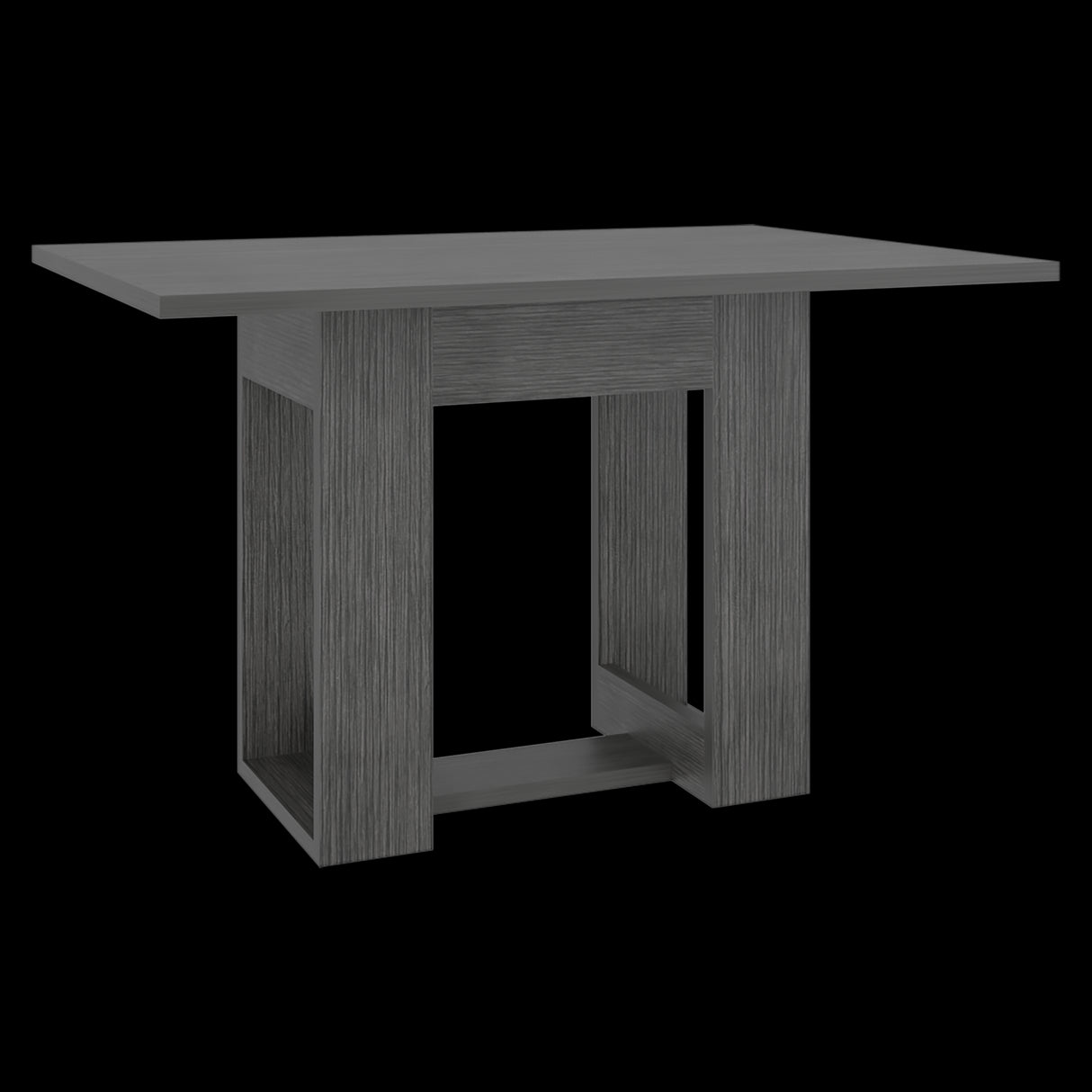 Comedor Volterra Roble Gris 120x74cm Rectangular de Cuatro Puestos sin Sillas - COMEDORES | Bylmo