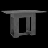Comedor Volterra Roble Gris 120x74cm Rectangular de Cuatro Puestos sin Sillas - COMEDORES | Bylmo