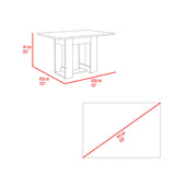 Comedor Volterra Roble Gris 120x74cm Rectangular de Cuatro Puestos sin Sillas - COMEDORES | Bylmo