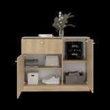 Cómoda Praga Fresno 100x80cm de Dos Hileras con Un Cajón - CAJONERAS Y COMODAS | Bylmo