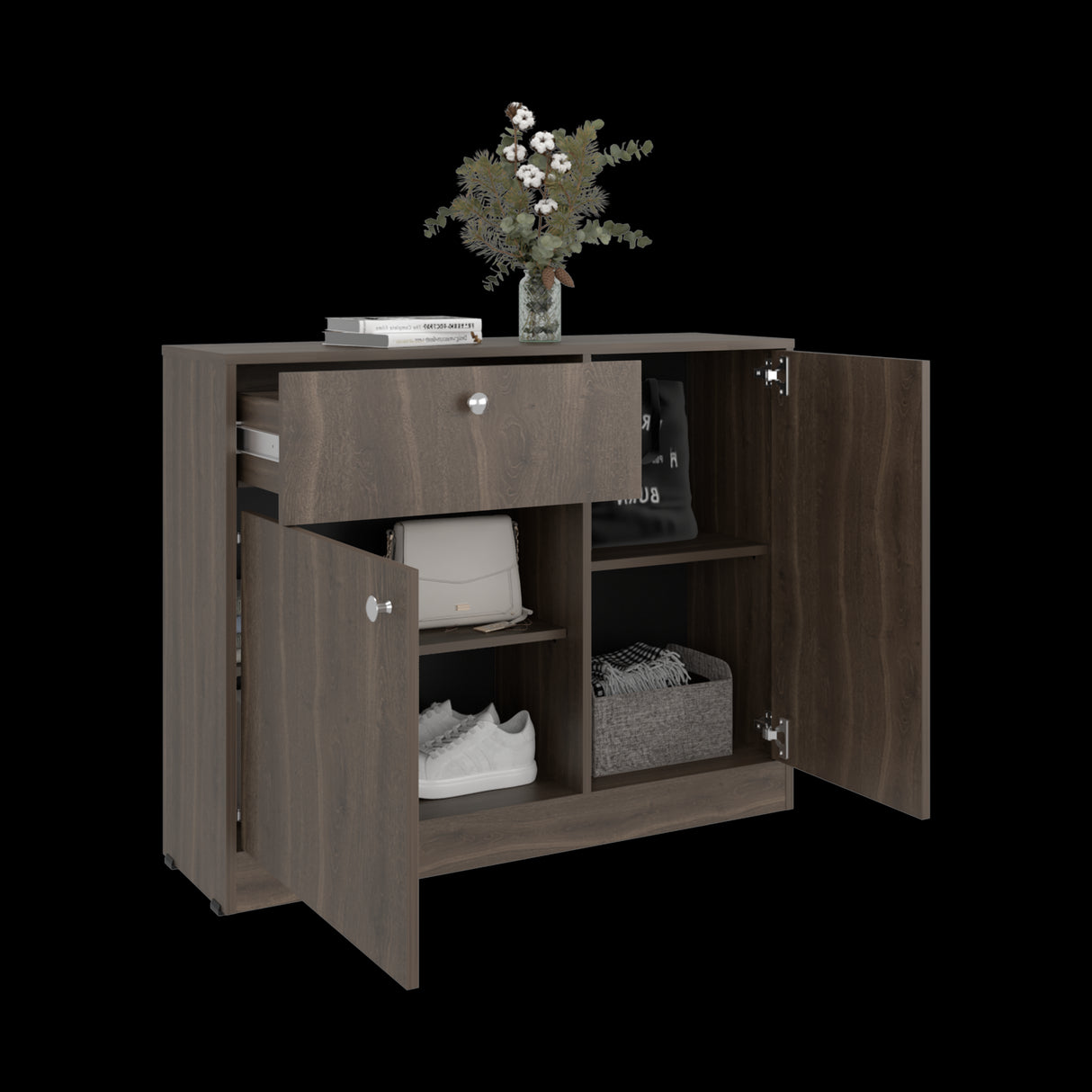 Cómoda Praga Milan 100x80cm de Dos Hileras con Un Cajón - CAJONERAS Y COMODAS | Bylmo