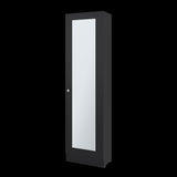 Closet Praga Wengue 49.1x180.8cm con Una Puerta y con Espejo - CLOSETS | Bylmo