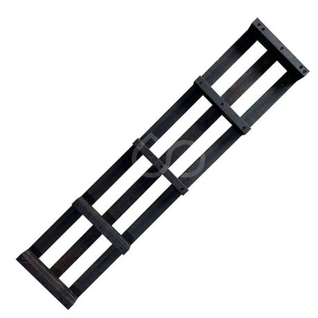 Base para Materas Exterior Tulipán Negro 21x5cm Rectangular Apto Para Intemperie - BASES PARA MATERAS DE EXTERIOR | Bylmo