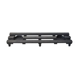 Base para Materas Exterior Tulipán Negro 27x10cm Rectangular con Rodachines Apto Para Intemperie - BASES PARA MATERAS DE EXTERIOR | Bylmo