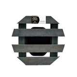 Base para Materas Livianas Exterior Tulipán Negro 30x10cm Circular con Rodachines Apto Para Intemperie - BASES PARA MATERAS DE EXTERIOR | Bylmo