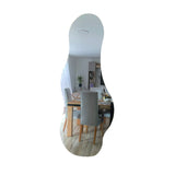 Espejo de Pared Genova Natural 70x150cm Asimetrico Sin Marco y con Iluminación - ESPEJOS DE PARED | Bylmo