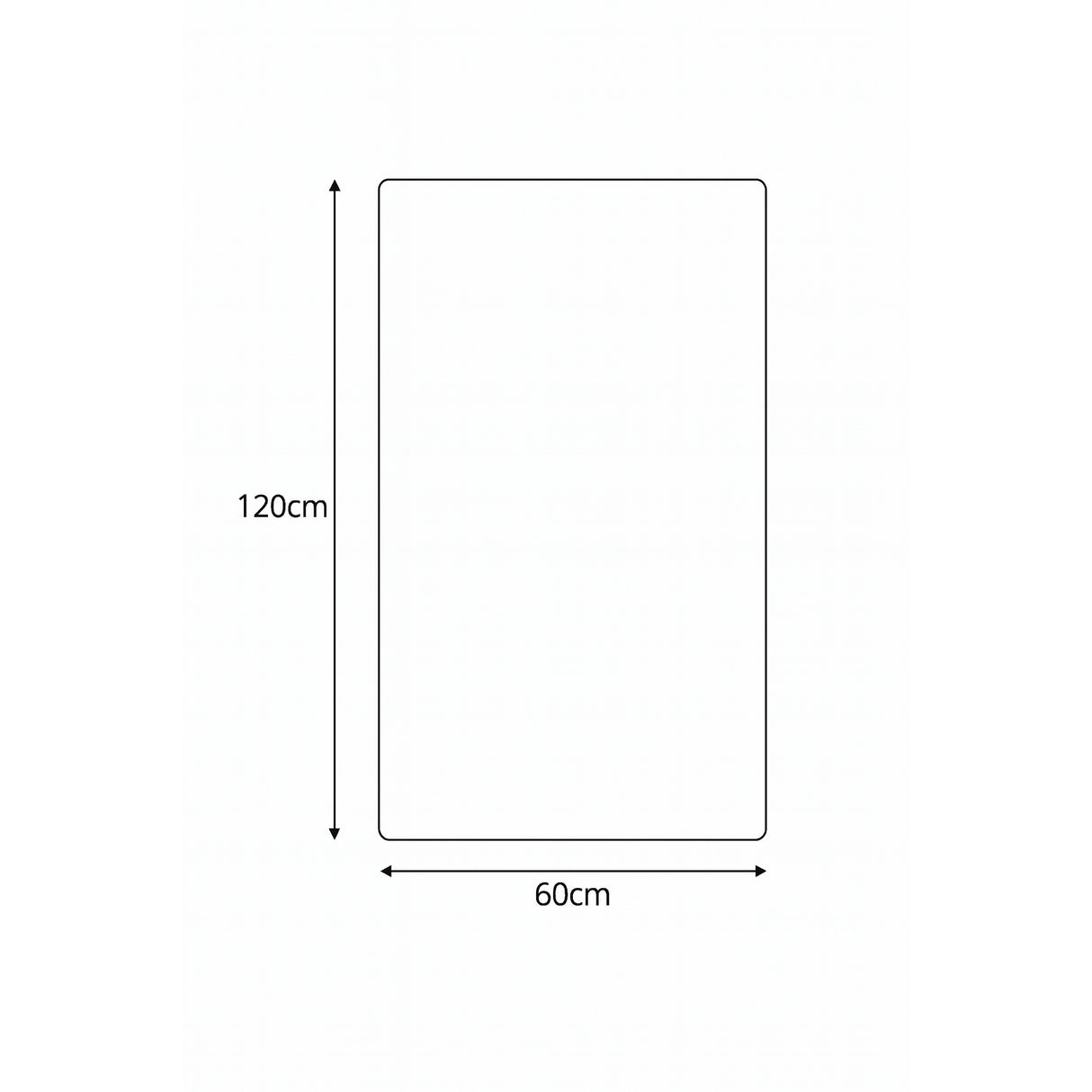 Espejo de Pared Napoles Natural 60x120cm Rectangular Sin Marco y con Iluminación - ESPEJOS DE PARED | Bylmo