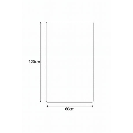 Espejo de Pared Napoles Natural 60x120cm Rectangular Sin Marco y con Iluminación - ESPEJOS DE PARED | Bylmo