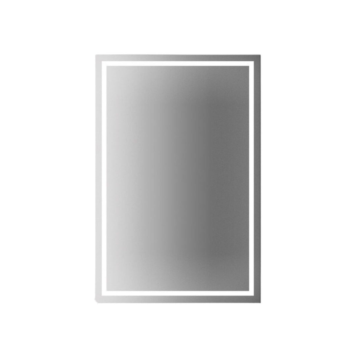Espejo de Pared Napoles Natural 60x100cm Rectangular Sin Marco y con Iluminación - ESPEJOS DE PARED | Bylmo