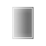 Espejo de Pared Napoles Natural 60x80cm Rectangular Sin Marco y con Iluminación - ESPEJOS DE PARED | Bylmo