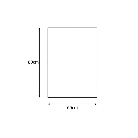 Espejo de Pared Napoles Natural 60x80cm Rectangular Sin Marco y con Iluminación - ESPEJOS DE PARED | Bylmo