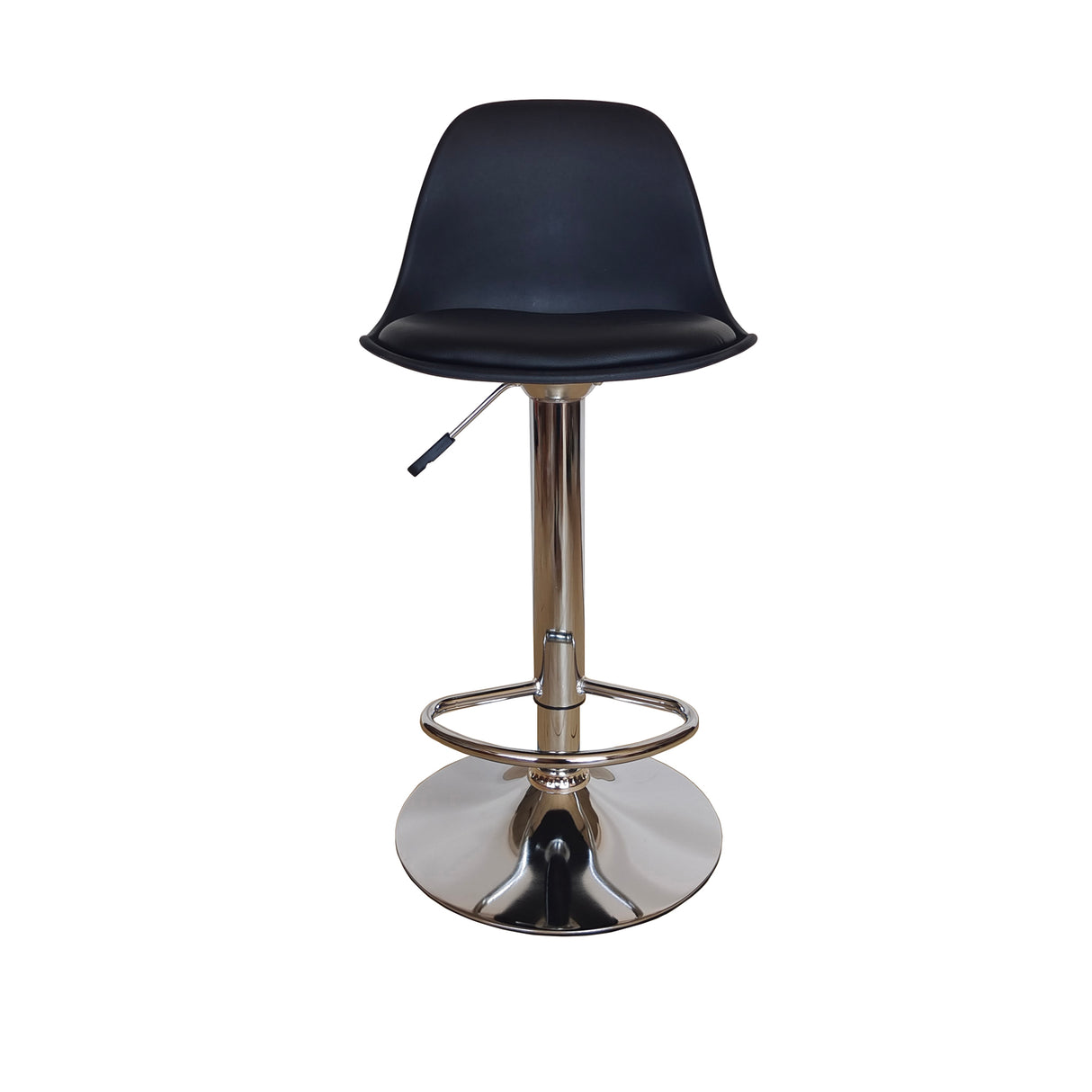 Set por 2 Sillas Napoles Negro 38x81cm sin Espaldar y con Reposapies - SILLAS Y BUTACOS | Bylmo