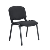 Set X 5 Sillas Interlocutoras BM 1122 Negro 54x77cm con Espaldar y sin Reposapies - SILLAS Y BUTACOS | Bylmo