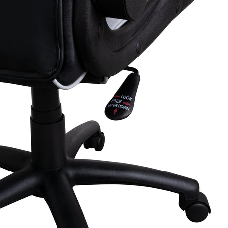 Silla Gamer Box Negro 59x78cm con Apoyabrazos y con Apoya Cabezas - SILLAS DE OFICINA | Bylmo