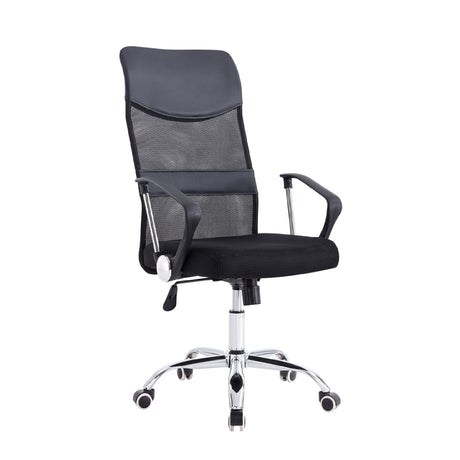 Silla de Oficina X50 Negro 65x107cm con Apoyabrazos - SILLAS DE OFICINA | Bylmo