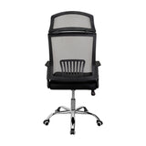 Silla de Oficina X57 Negro 57.5x111cm con Apoyabrazos con Soporte Lumbar y con Apoya Cabezas - SILLAS DE OFICINA | Bylmo